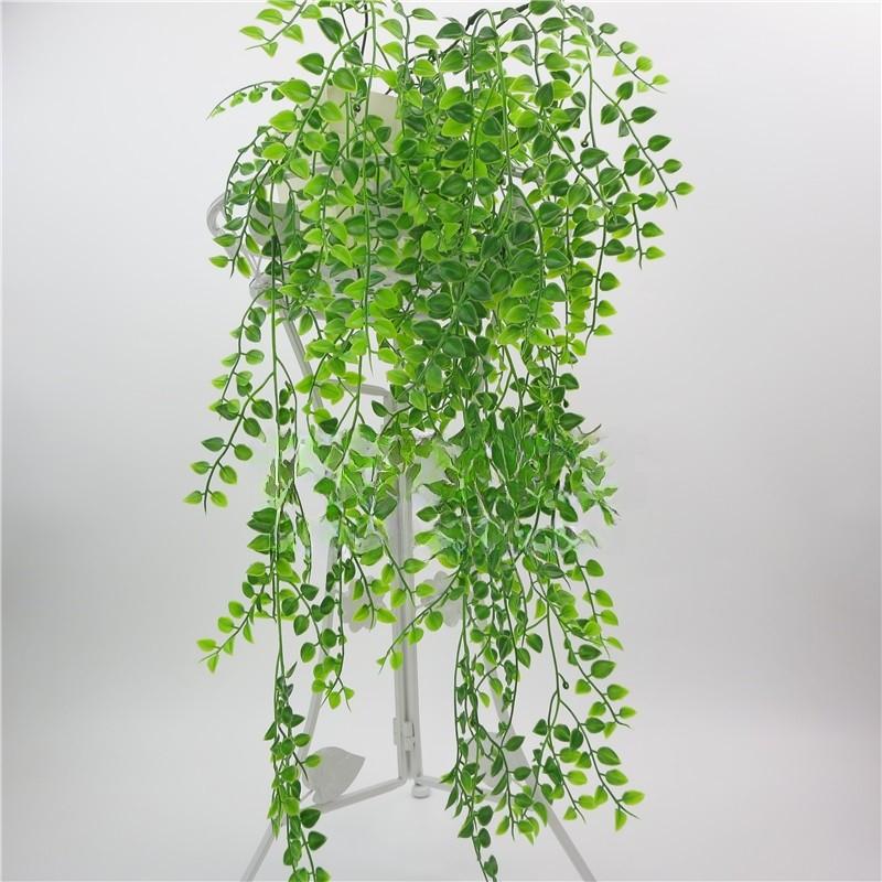 Панель стены из искусственных растений Пластиковая листва Переплетенные лозы Материалы для внутренней отделки