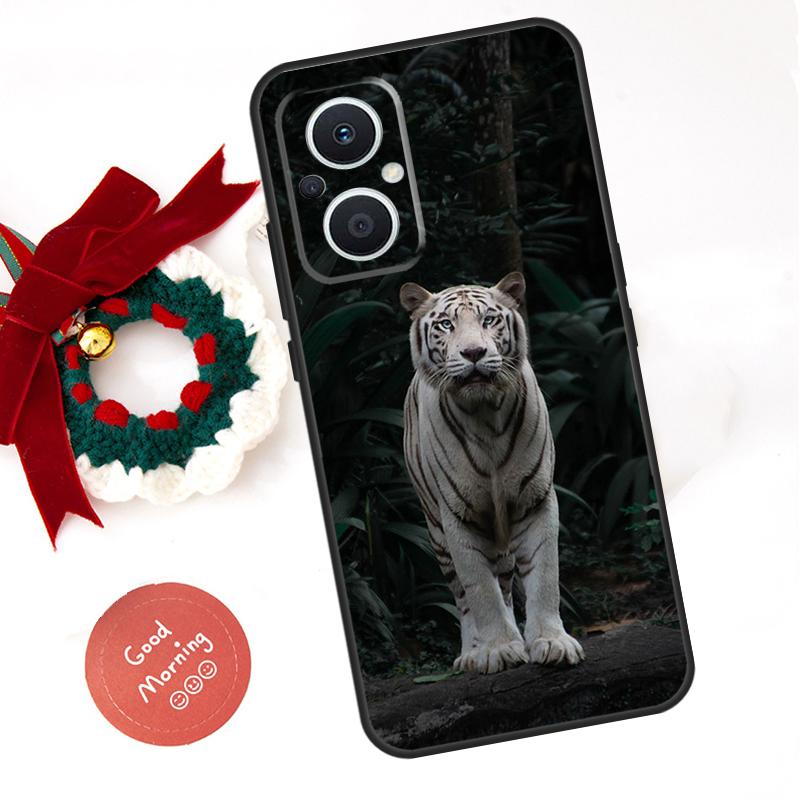 Чехол Animal Tiger для OPPO Reno 8 Lite 10 11 12 13 14 Pro 11F 12F 13F 14F Чехол OPPO Find X8 X5 X6 X9 Pro