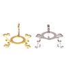 Gold-plated Display Gemstone Egg Support Base  Ball Stand Holder Ornament