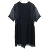 SEE BY CHLOE Short Sleeve Long Dress S Black Women Used