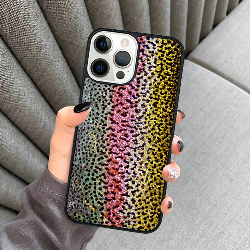 Чехол для телефона со скином для рыбалки на радужную форель Для iPhone 17 Air 16 16e 15 13 14 Pro Max 11 12 Plus 2022 MAX Чехол-оболочка coque
