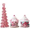 Светящиеся ornaments Замок из конфет и Рождественская елка для праздничного декора