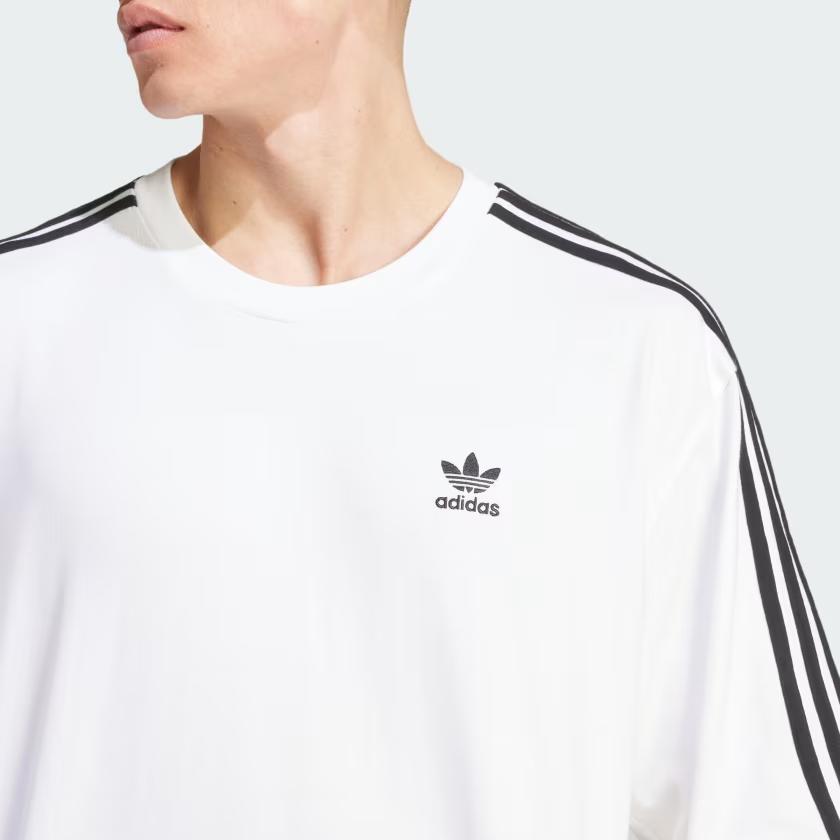 Adidas Футболка Adicolor Oversize белая мужская уличная одежда IZ2474