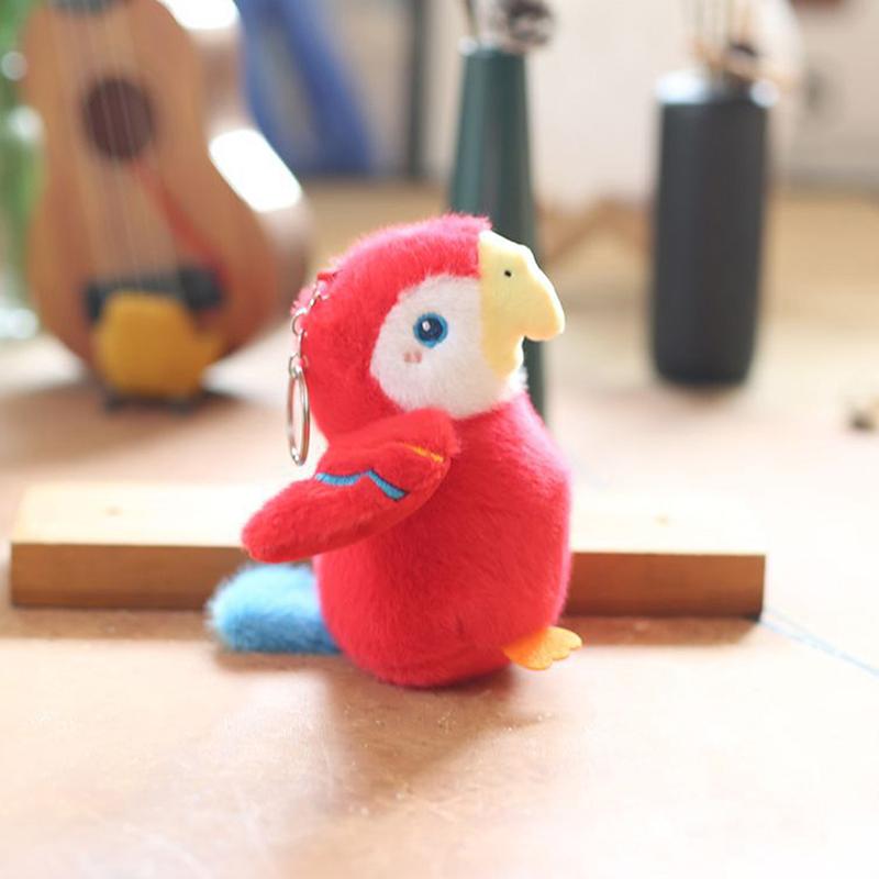 1 шт. брелки с попугаем в виде пингвина, мультяшные птицы, плюшевая подвеска, брелок для ключей, аниме, милая девушка, кавайные украшения для комнаты, праздничные подарки, игрушки