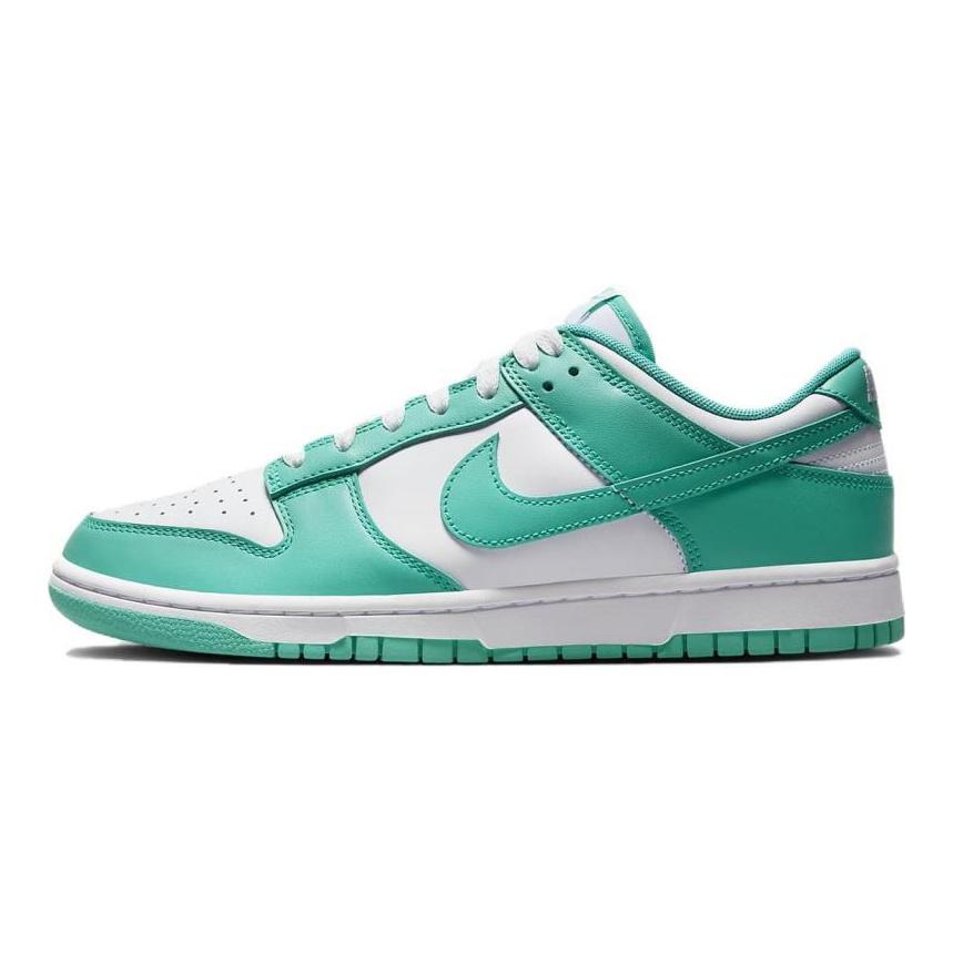 Nike Кроссовки Dunk "Clear Jade" модные повседневные низкие для мужчин белые с зеленым DV0833-101