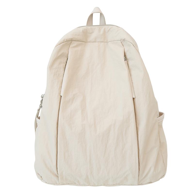 Рюкзак большой емкости для девочек, однотонный школьный рюкзак для студентов, женский дорожный рюкзак
