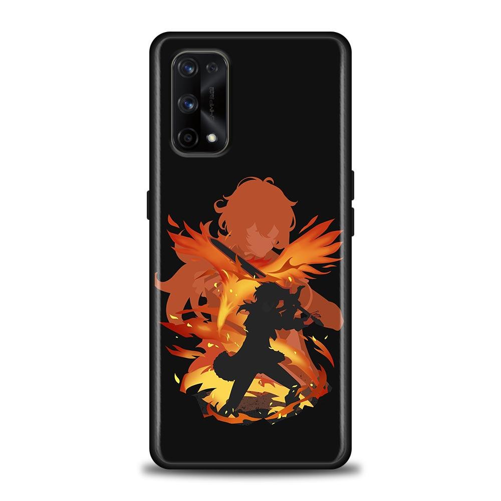 Genshin Impact аниме игровой чехол для телефона для Oppo Realme 8i 8 9 7 6 5 Pro 9i 7i 5i 6i XT 5G чехлы мягкий силиконовый чехол Realme 8Pro