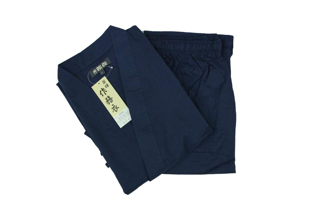 Samue for Suiki LL Size [Tosen] Men, (blue), 100% Cotton,