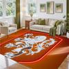 Aston Villa Football Design Crystal Velvet Rug Soft Decorative Mat for Bedroom Entrance