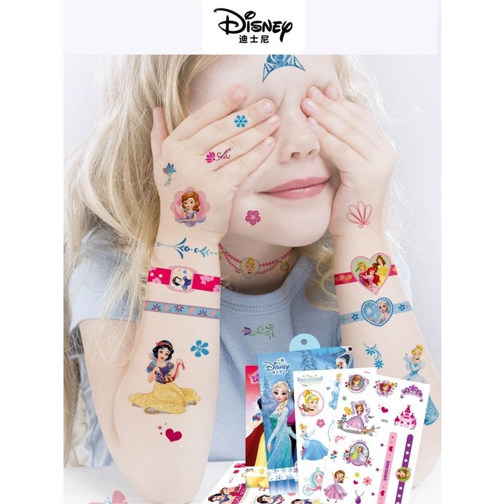 Магазин Johanne, детские персонализированные наклейки с персонажами Disney, 14 видов, наклейки с татуировками, принцесса Холодное сердце, Белоснежка, 1 шт.