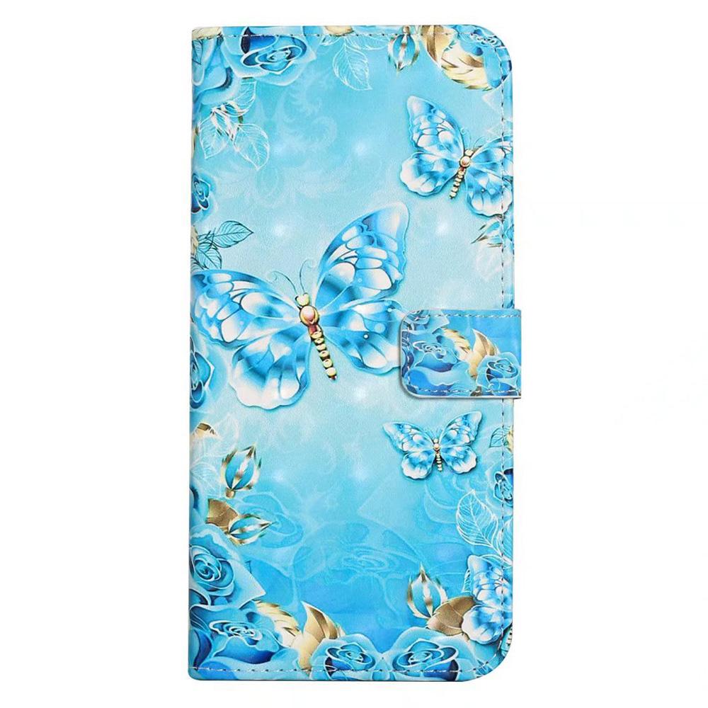 For iPhone 17 Air Case 3D Creative Pattern PU Leather Stand Phone Cover