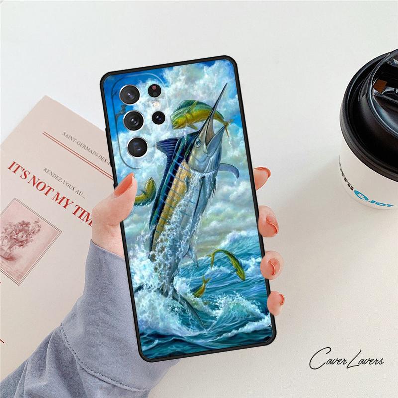 Чехол для телефона с изображением форели Для Samsung Galaxy S24 S25 S23 S22 Ultra Note 10 20 Plus S20 S21 FE