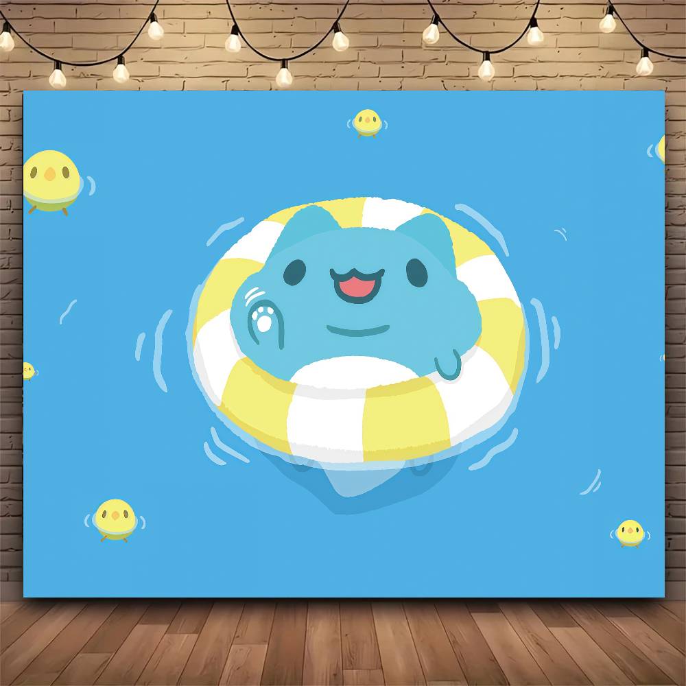 Cute Cartoon BBugcat Capoo  Tapestry Print Large Tapestry Wall Hanging Wall Tapestry  Decor Living Room Bedroom Home