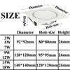Светодиодный встраиваемый потолочный светильник-спот AC220V 3 Вт 5 Вт 7 Вт 9 Вт 12 Вт 15 Вт с решеткой, ультратонкий, квадратный, черный, белый, серебристый