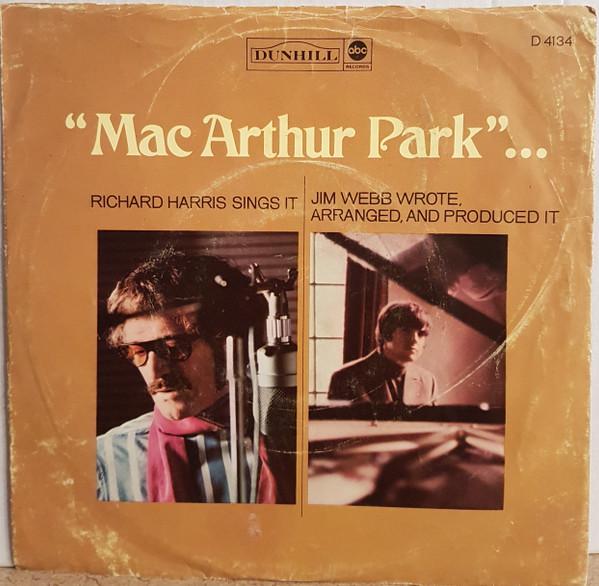 7-дюймовая пластинка RICHARD HARRIS MacArthur Park D4134 Dunhill US Pop Б/у