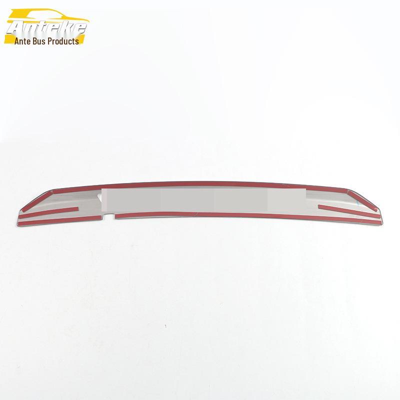 21 Kustu High-Mounted Brake Light Trim - Stainless Steel Decorative Warning Light Patch