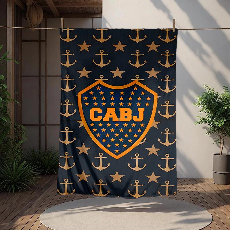 Cabj Flannel Blanket Soft Warm All-Season Throw, Design for Camping, Car Travel, Hiking Sofa, Bed, Office Perfect Gift for Parties