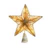 3D Glitter Star Christmas Trees Topper Iron Glowing Tree Topper Home Xmas Tree Ornament