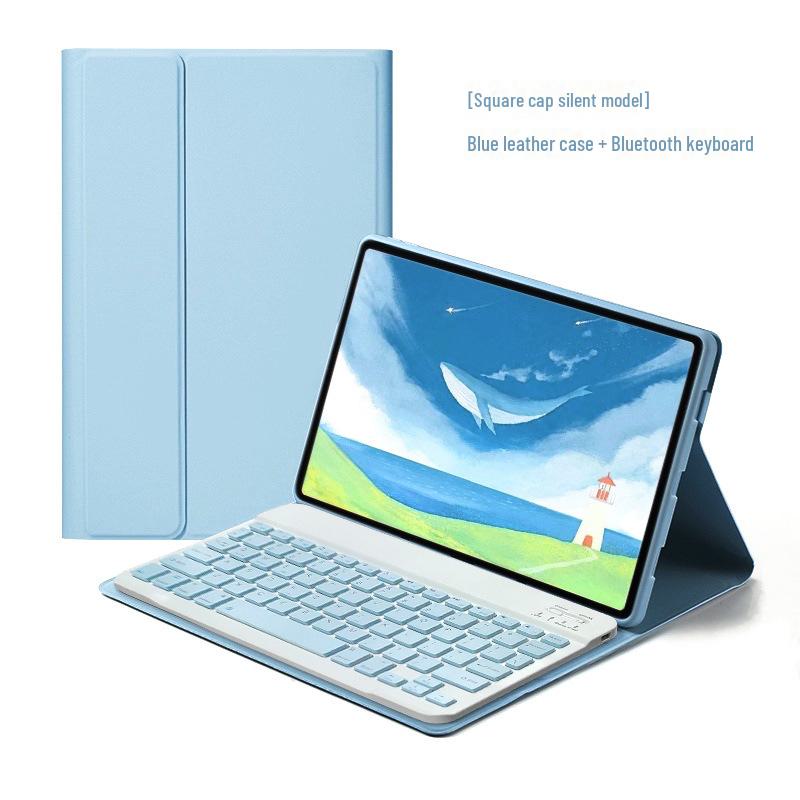 Чехол-клавиатура Bluetooth из кожи для iPad Pro 11 10-го поколения 10.9 со слотом для стилуса - Магнитный защитный чехол для планшета 10.2
