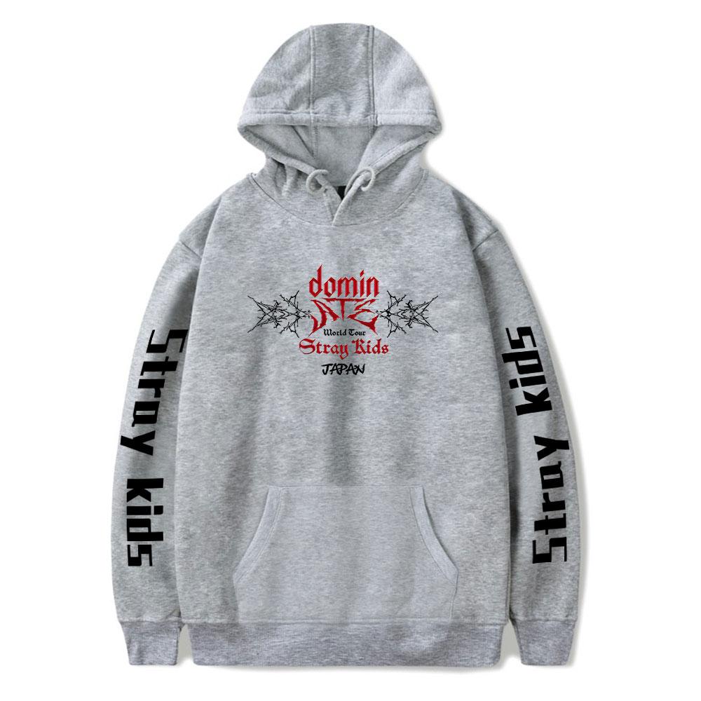 Новая мода для поклонников Stray Kids Kpop Printed Sweatshirt Outdoor Sport Cosplay Pullovers Hoodie Cosplay Costume