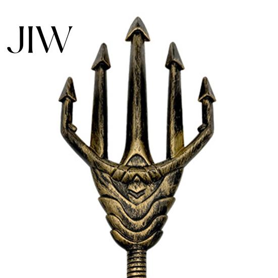 Durable Cosplay Spear Halloween Five-pronged Toy, Lightweight Handheld Plastic Five-tined Toy Fork, Weapon Props for Costume Party Stage Performance