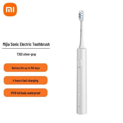 Звуковая электрическая зубная щетка XiaoMI T302, китайская вилка (адаптер в комплекте)