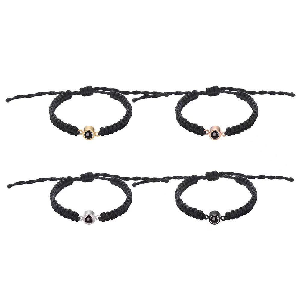 Браслет с проекцией фото на 100 языках, индивидуальный цвет - Унисекс Подарок