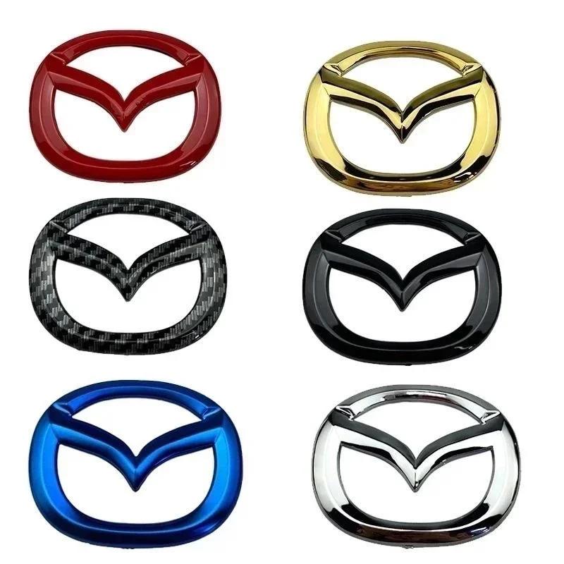 Для Руля Автомобиля Передняя Эмблема Значок Логотип Наклейка Для Mazda 2 3 5 6 7 323 626 RX7 RX8 MX3 MX5 Axela Atenza CX-3 CX-4 MPS hkwmg66
