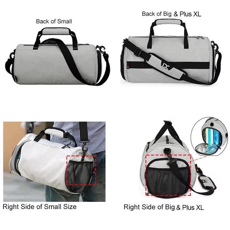 Fitness Gym Bag with Independent Shoe Compartment Dry Wet Separation Training Bag Travel Sports Handbag Work Out Swimming Bag