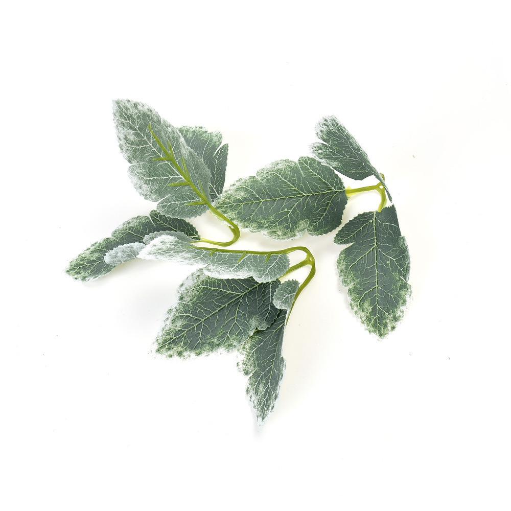 Green Plant Leaf Wedding Wrist Corsage & Hat Decoration