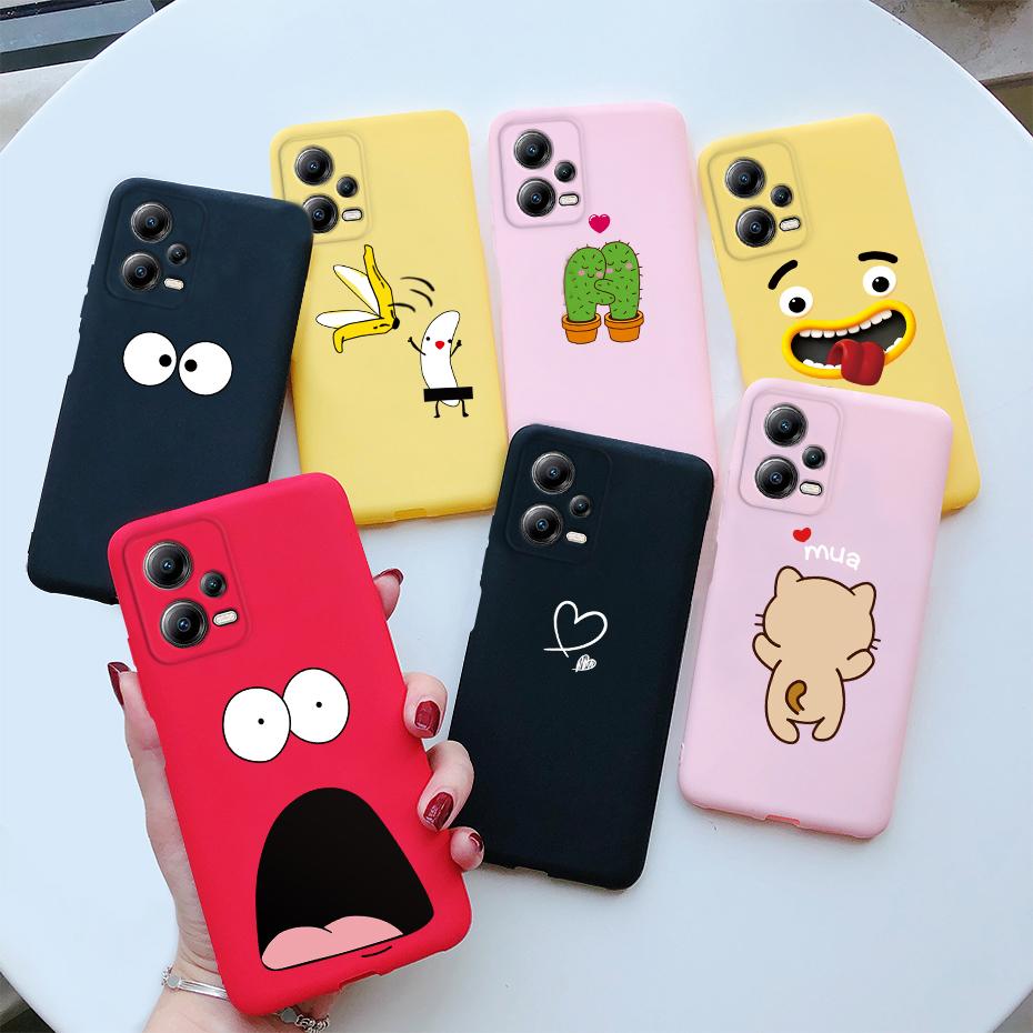 Чехол Poco X5 для Xiaomi Poco X5 Pro Мягкий Силиконовый Чехол Милые Мультяшные Чехлы для Телефона Для Xiomi Poco X5 Coque PocoX5 X 5 X5Pro Funda