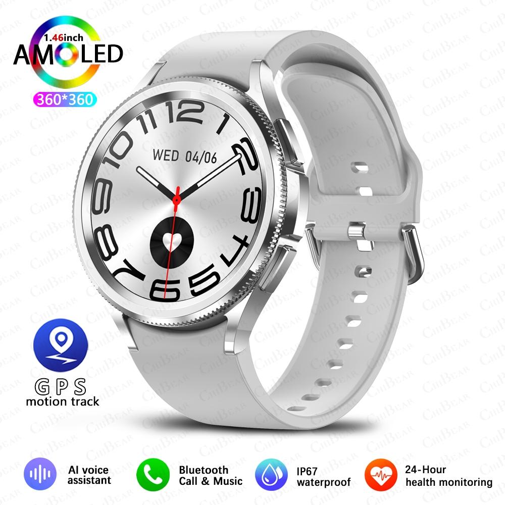 2025 Новые Смарт-часы Watch6 Classic Мужские GPS NFC Спорт Фитнес Женское здоровье Пульс Водонепроницаемые Bluetooth Звонки Умные часы