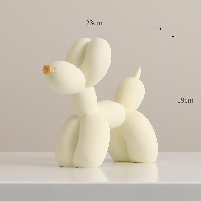 Nordic Creative Modern Minimalist Balloon Dog Ornaments Living Room Desktop Porch Wine Cabinet TV Cabinet Home Decoration Furnishings