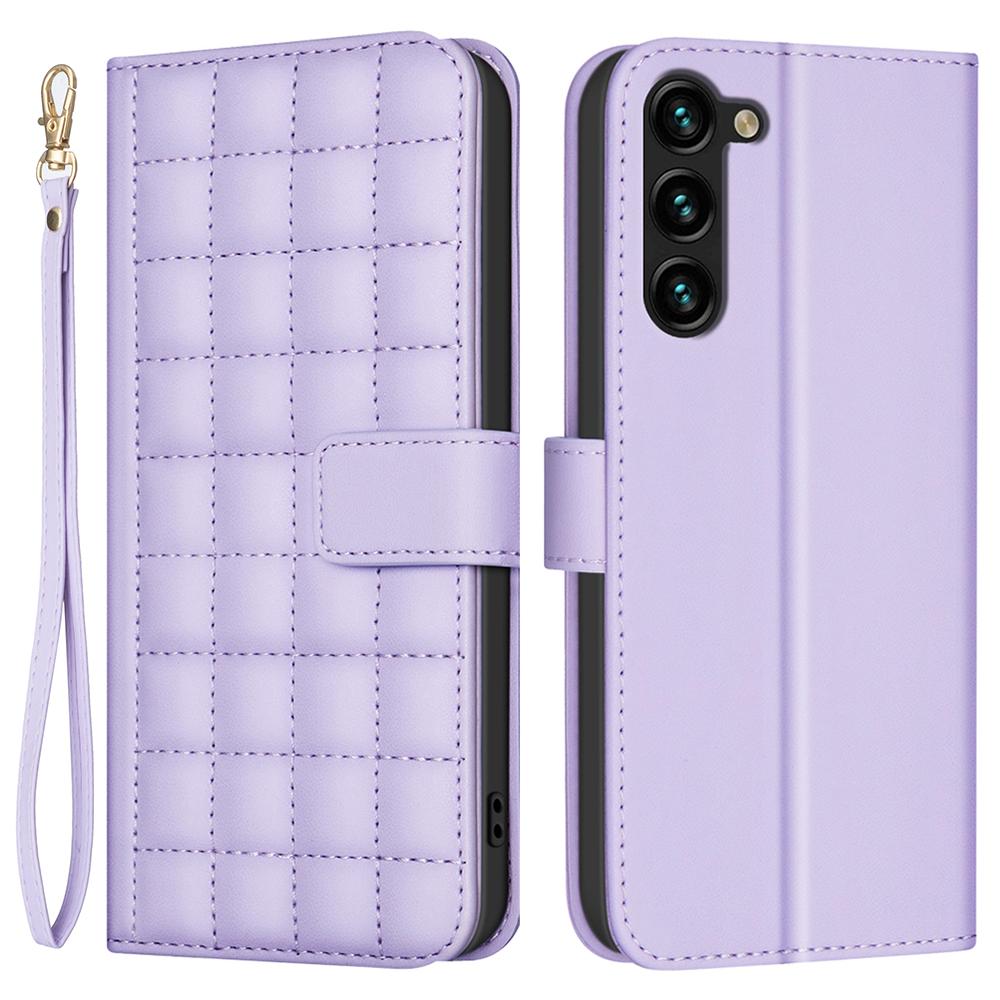 For Samsung Galaxy S23 Case Magnetic Clasp Leather Phone Cover