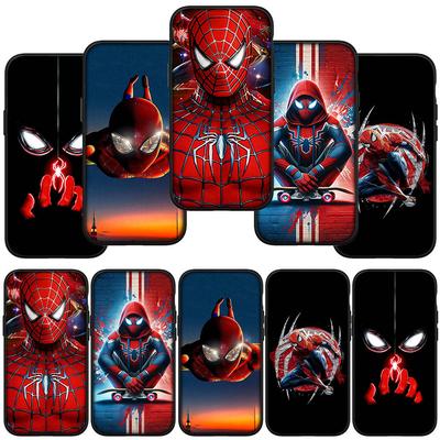 Чехол для телефона Samsung Galaxy S24 S23 iPhone 15 14 Xiaomi Redmi Note 13 12 11 8 10 9 Pro Max X XR OPPO A15 Huawei Spider Man Marvel Spiderman Cover