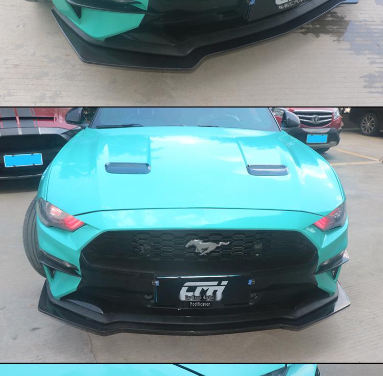Передний сплиттер и комплект обвеса из углеволокна для Ford Mustang GT (2018-2020)