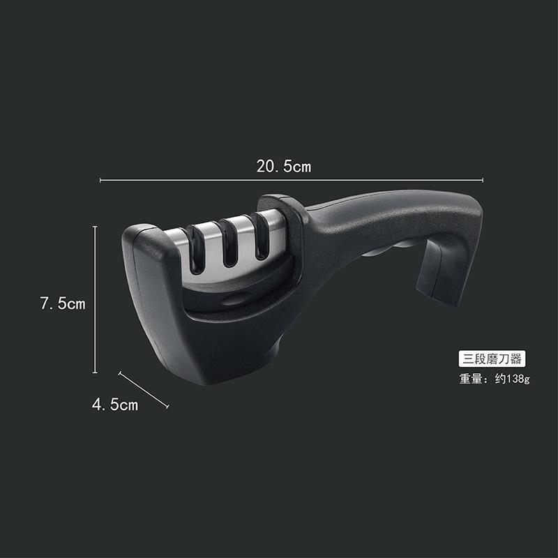 Knife Sharpener 4 Stages In 1 Professional Whetstone Kitchen Sharpening Stone Diamond Fine Scissors Grinder Chef Honing Tool