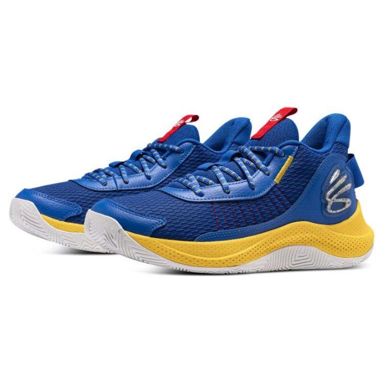 Under Armour Мужские баскетбольные кроссовки Curry 3Z7 Сине-желтые 3026622-400