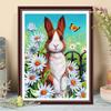 5D DIY Diamond Painting Cute Bunny Cross Stitch Kit Mosaic Diamond Embroidery Rose Full Round Square Drill Home Decoration