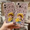 Phone case: 2D flat suitable for iPhone 18 17 16 15 14 13 Pro, transparent four corner protective case, star girl, Christmas and Halloween gift