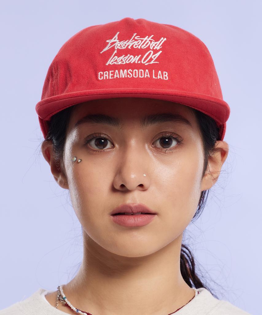 КЕЙМ СОДА ЛАБ Кепка-бейсболка Quarter Ball Cap Красный Белый