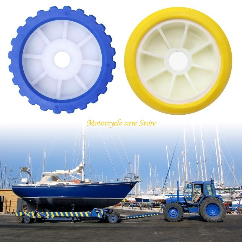 U75F Replacement Ribbed Wobble Roller Marine Loader Trailer Boat Hardware Accessories Heavy Duty Boat Roller Quick Release