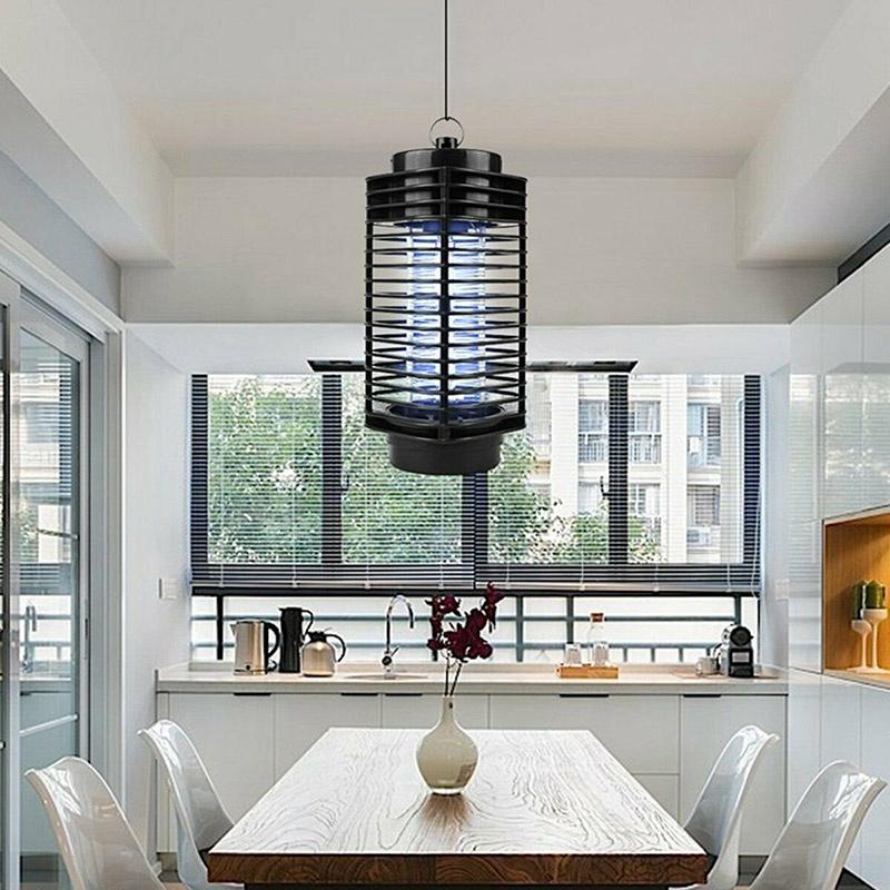 Электрическая ловушка для комаров и насекомых 110 В/220 В с лампой-ловушкой для использования в помещении и на открытом воздухе