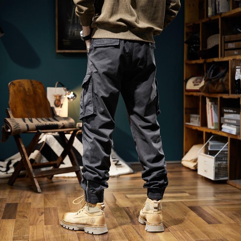 Флисовый комбинезон брюки повседневные брюки новые универсальные высокие аркадные можно на открытом воздухе ретро стиль мужская одежда