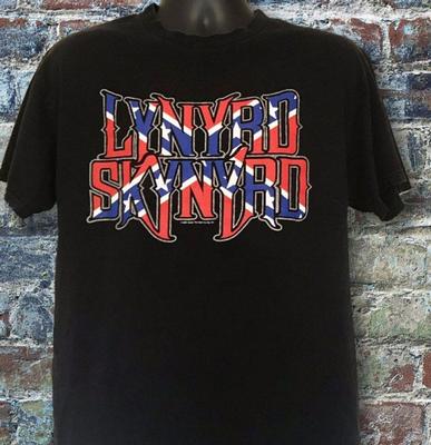 Футболка с логотипом Lynyrd Skynyrd, забавная черная хлопковая футболка, винтажный подарок TS00114, классическая футболка
