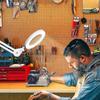 Led Magnifying Lamp, 5 Diopter Magnifying Glass With Light