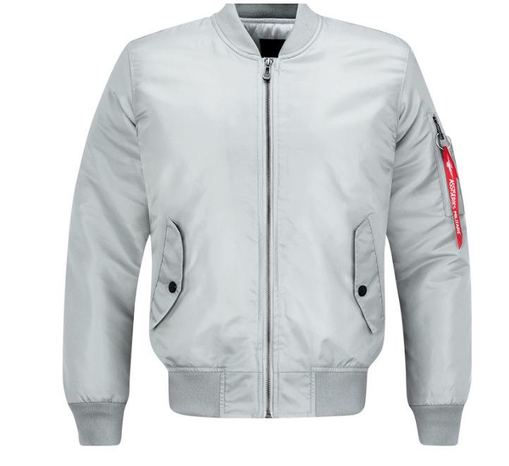 Мужская хлопковая куртка-пилот бейсбольного кроя с воротником-стойкой, больших размеров, повседневное пальто на осень/зиму