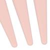 3pcs Lightweight Design Silicone Brush Applicator Kit Easy to Clean Soft Makeup Brushes  Home Use