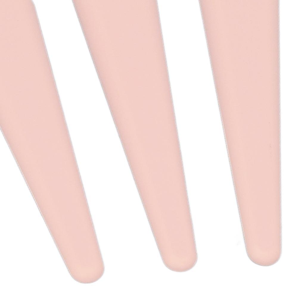3pcs Lightweight Design Silicone Brush Applicator Kit Easy to Clean Soft Makeup Brushes Home Use