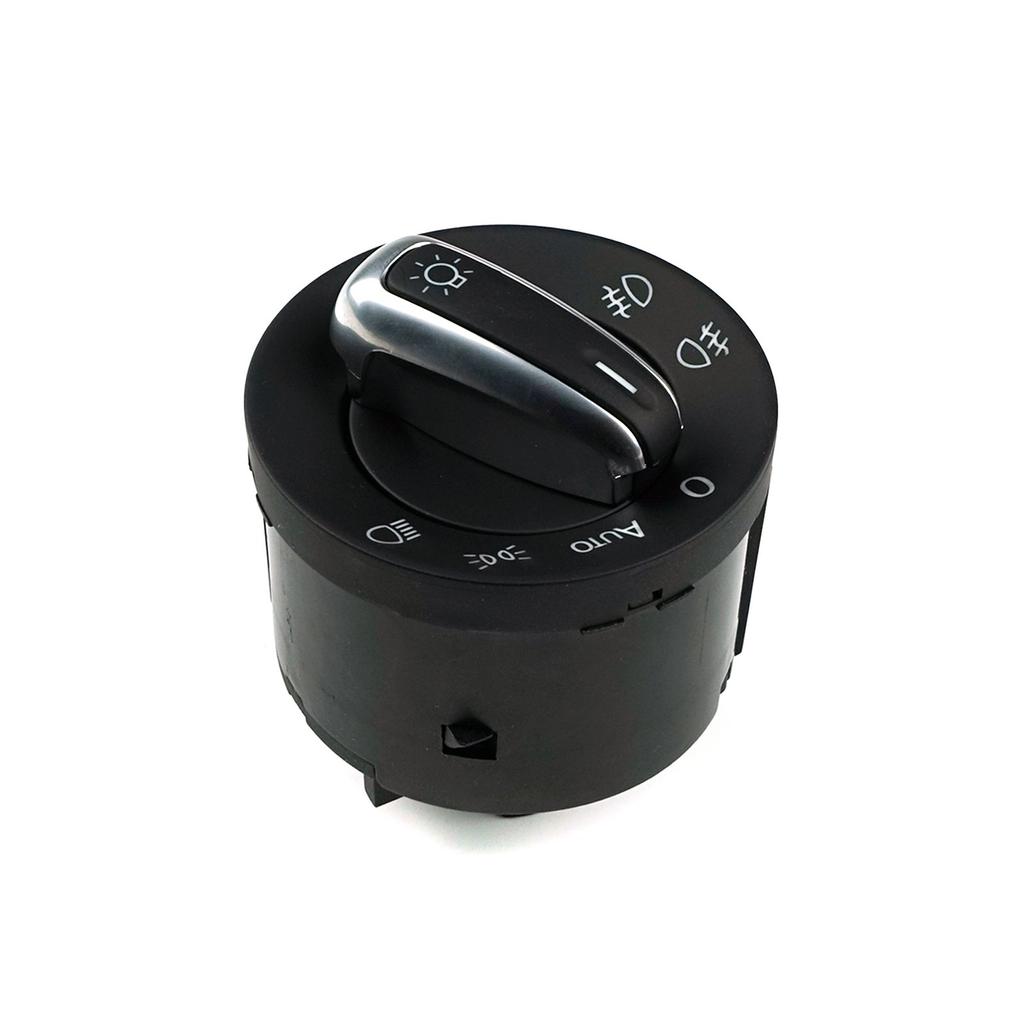 BDP190 Chrome Headlight Fog Light Switch Control Turn Knob Headlight With Auto Positioning For VW Models Alhambra 3C8941431A